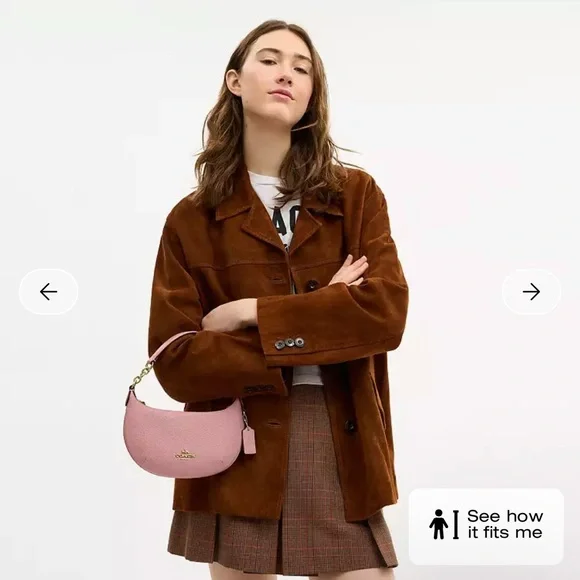 Coach Mini Payton Bag in Gold/Pink Petal Shoulder Bag Gold CEL08 NWT - Picture 2 of 8